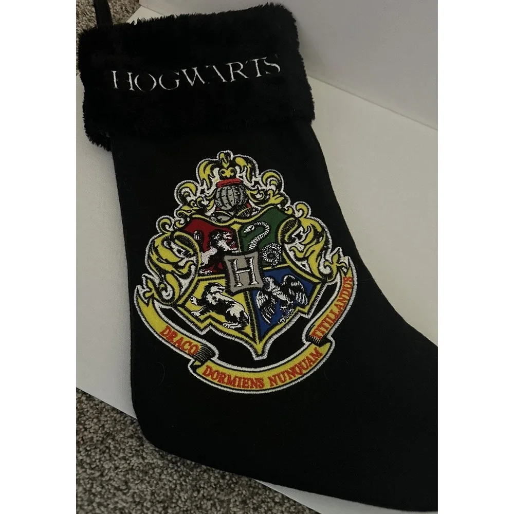 Harry Potter Hogwarts Christmas Stocking All‎ Black